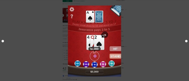 Tải ứng dụng Blackjack 21
