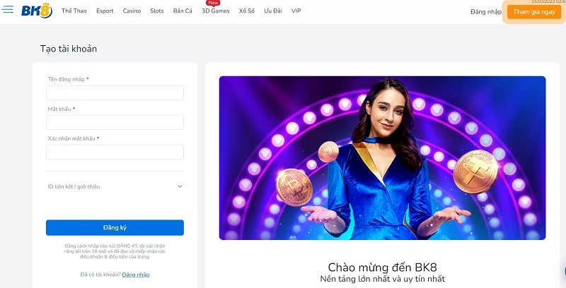 Đăng ký tài khoản 