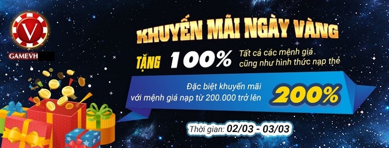 Khuyến mãi nạp GameVH