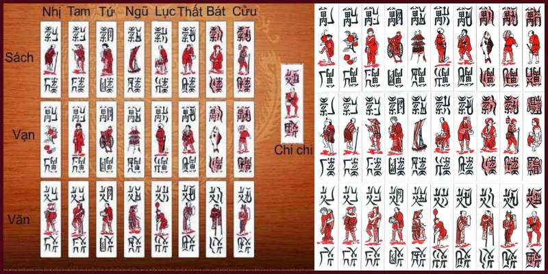 Cách nhớ quân bài Chắn theo phần chữ