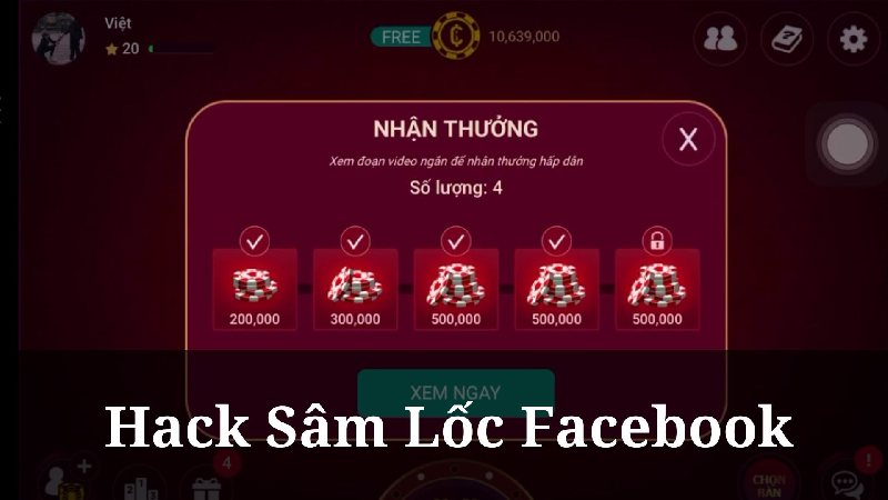 Giải đáp hack Sâm Lốc Facebook